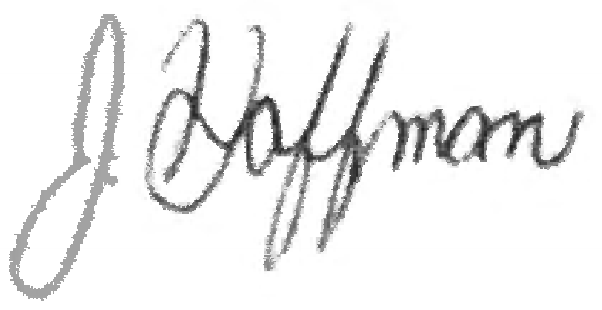Jamie Hoffman signature