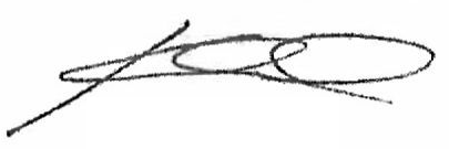Signature of Deportation Officer Keith Acosta